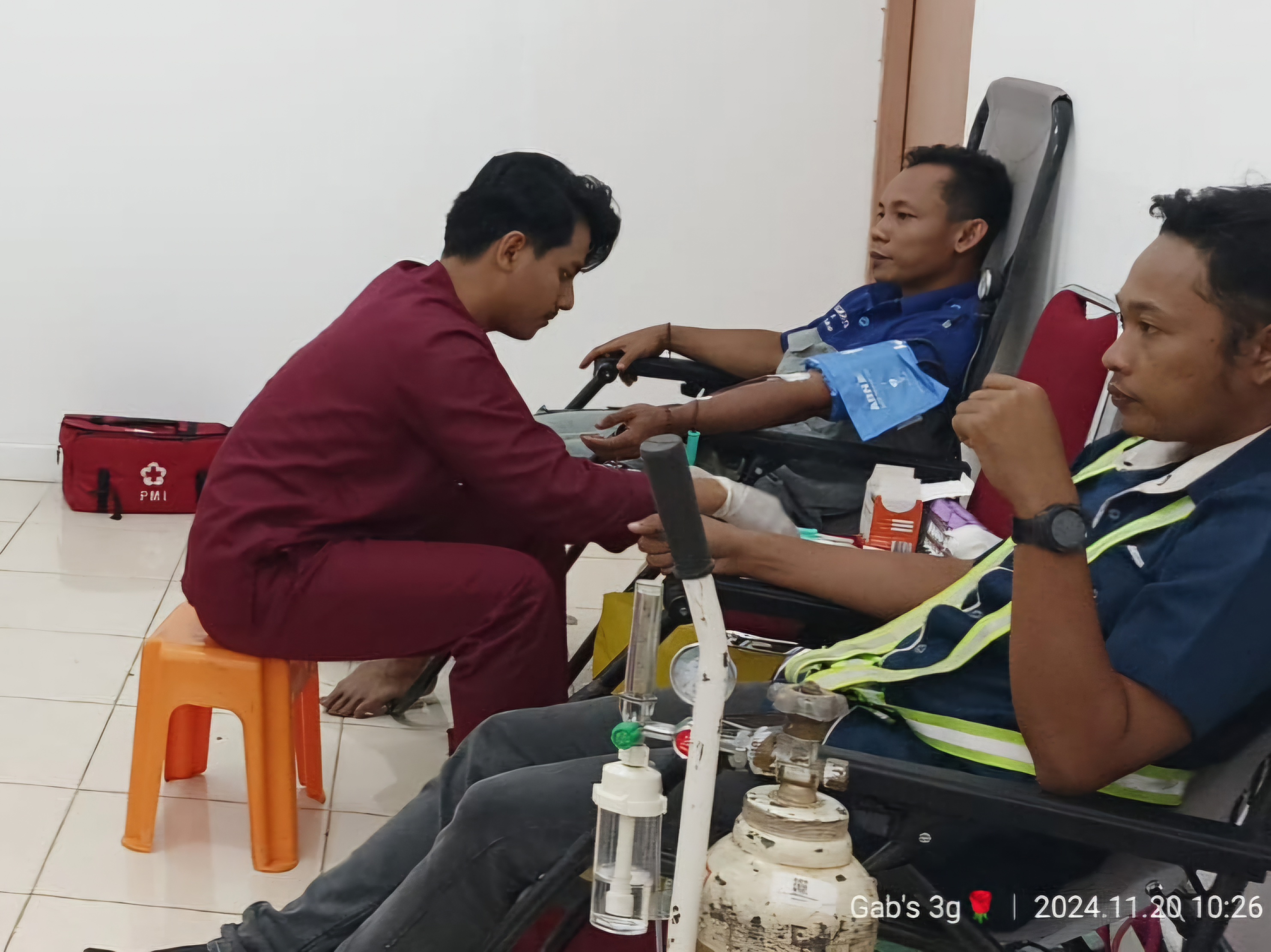 Aksi Donor Darah SP.PKS-P Peringati Hari Pahlawan