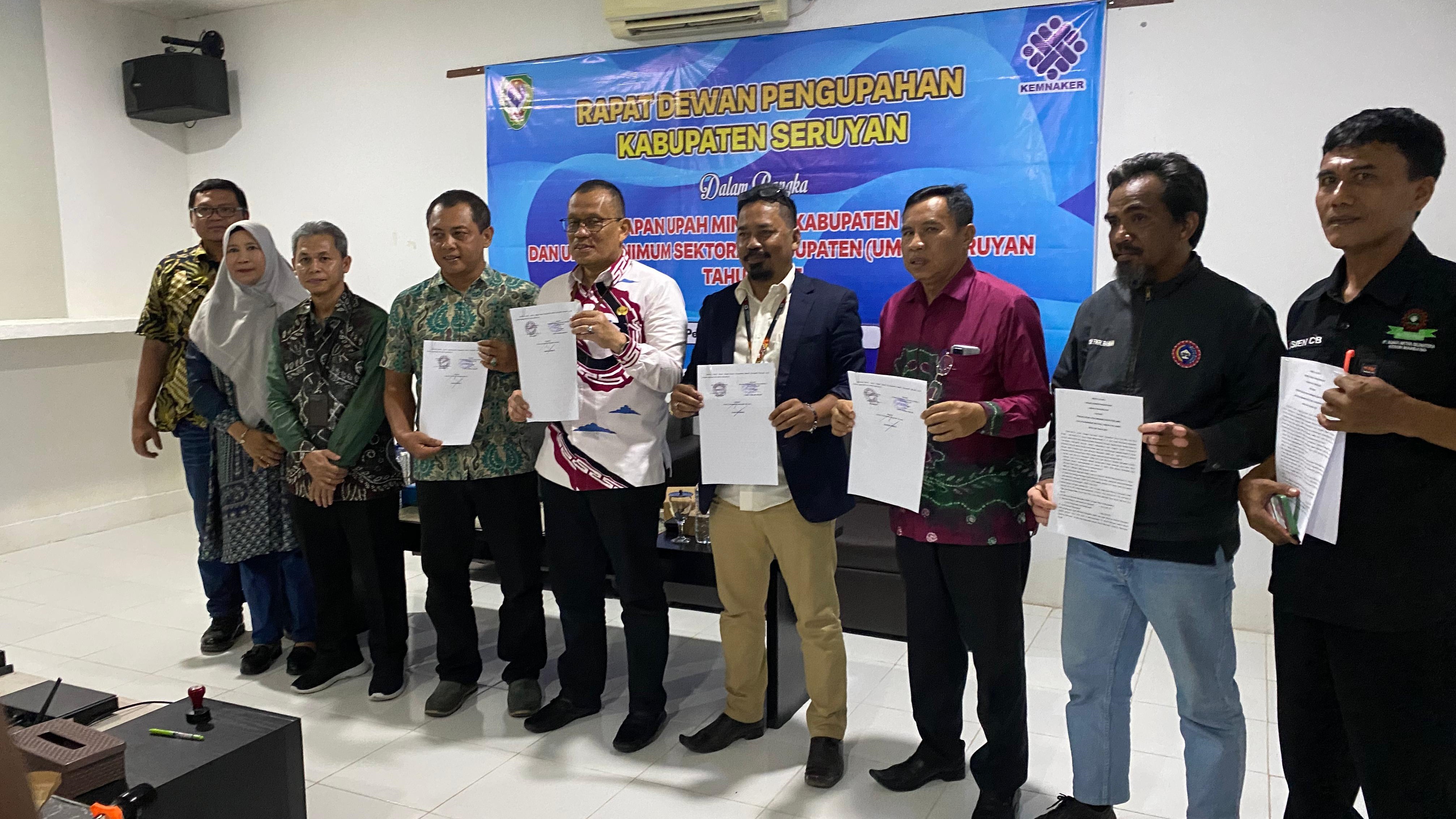 SP.PKS-P Ambil Bagian dalam Penetapan UMK Kabupaten Seruyan Tahun 2025